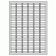 548 - Label Size 30mm x 10mm - 168 labels per sheet